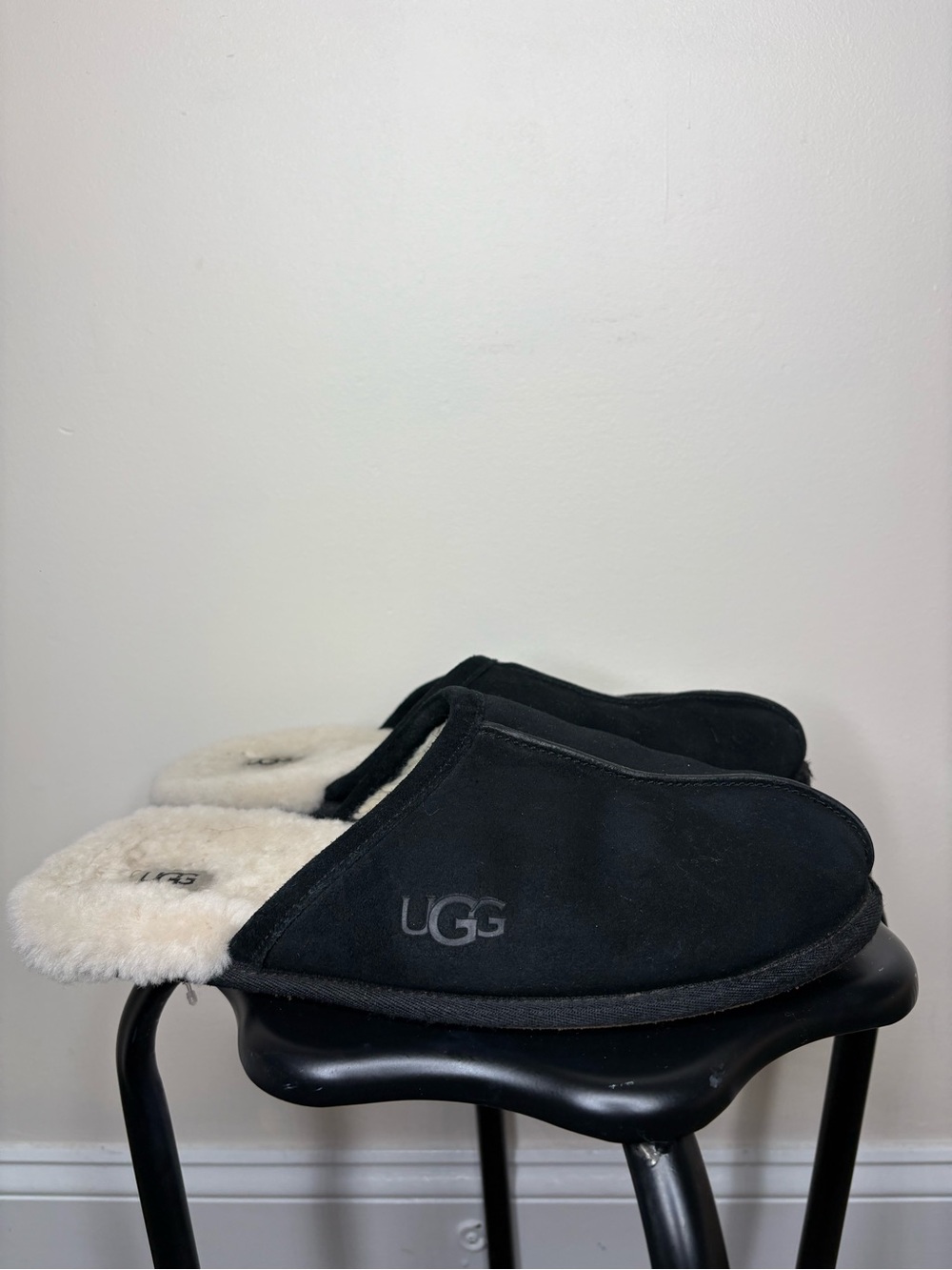UGG Mens Scuff Slipper Navy Suede Size 11